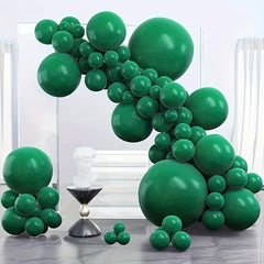 50 Dark Green Balloons 10 Inch Party Balloon Garland Holiday Birthday Supplies