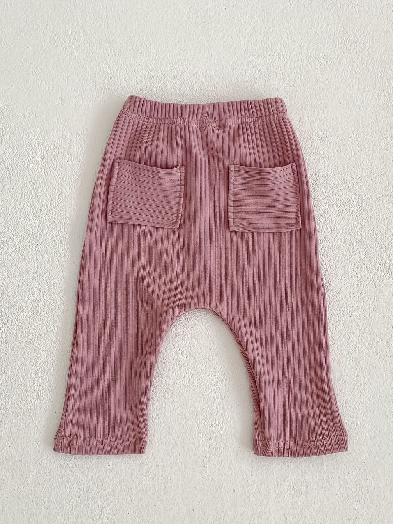 Kids Striped Cotton Long Pants with Pockets for Spring & Autumn