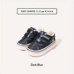 Baby Boys Non Slip Sneakers for Indoor Outdoor Walking, Winter Comfort