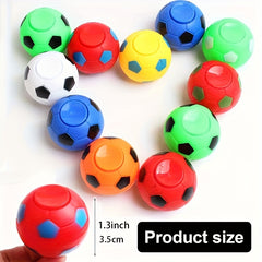 12pcs Fidget Spinner Soccer Ball Toys Colorful Football Party Favor Bags