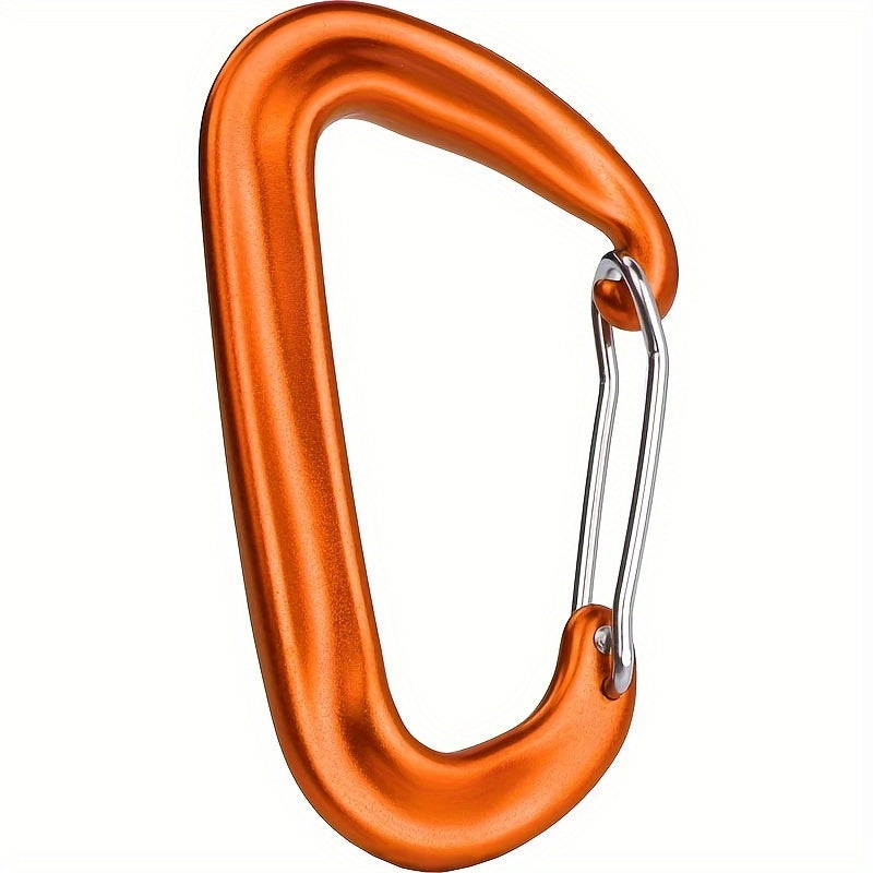 6pcs 12KN D Aluminum Carabiner for Climbing Activities