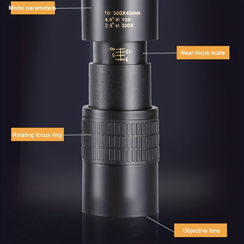 HD Portable Monocular With BAK4 Prism - Bird Watching Travel Sightseeing