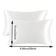Satin Pillowcases For Hair And Skin - Envelop Closure - Standard Queen King Size