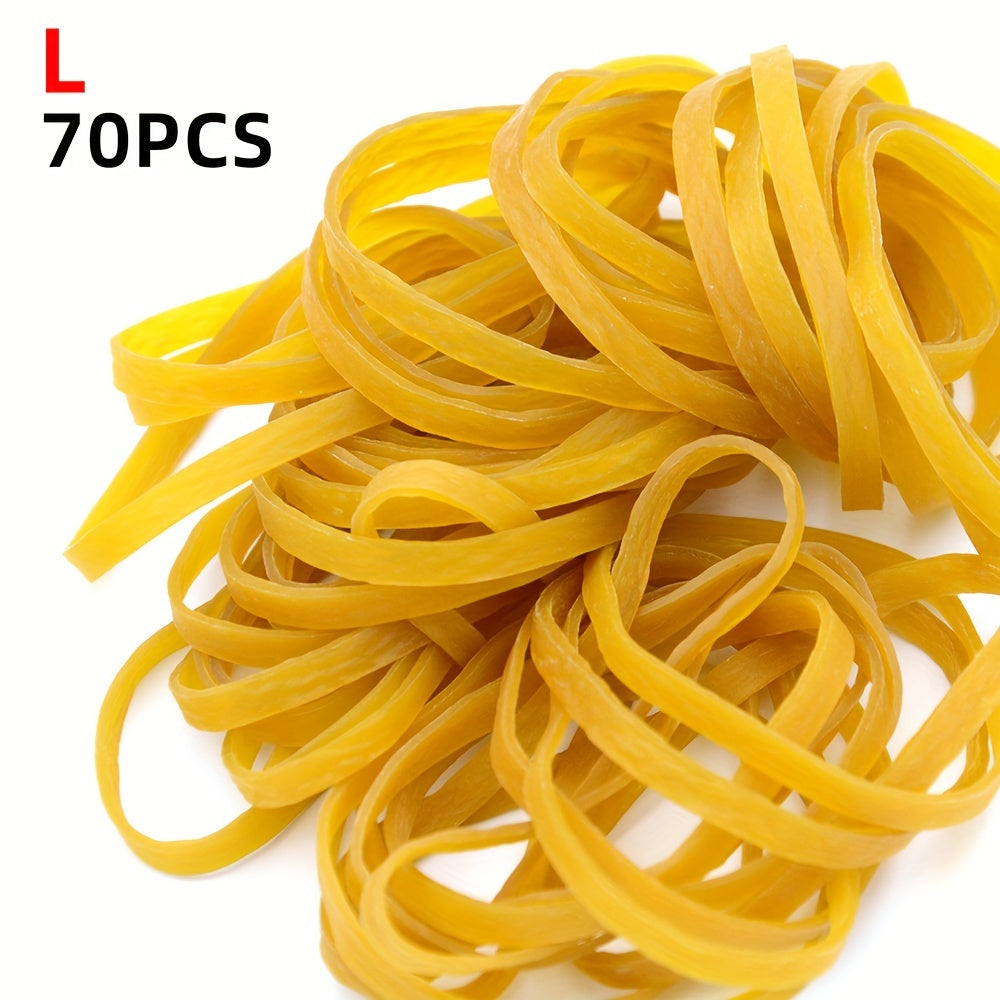 70 High Stretch Yellow Rubber Rings