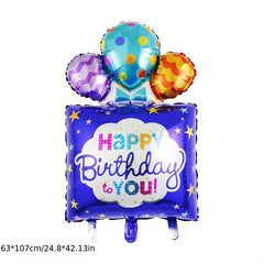 5pcs Cake Shaped Balloon Set Birthday Party Decoration
