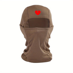 Heart Broken Print Cycling Mask Balaclava Outdoor Sports Windproof Sunscreen