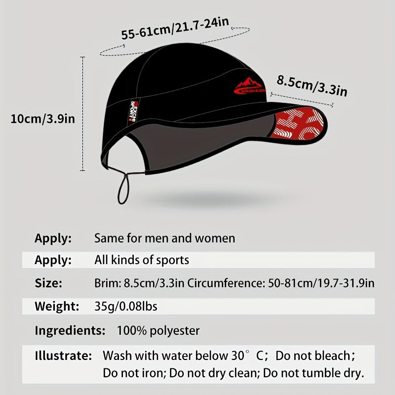 Women's Lightweight Sports Visor Hat Mesh Breathable Golf Baseball Cap