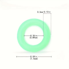 50pcs Camping Tent Stakes Fluorescent Rings Tents Nail Ring