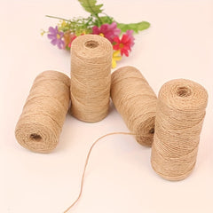 50 Meters Hemp Rope Hand-woven Diy Thin Rope Jute Retro Decorations Bundle Rope