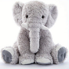 Realistic Elephant Plush Ultra Soft Stuffed Animal