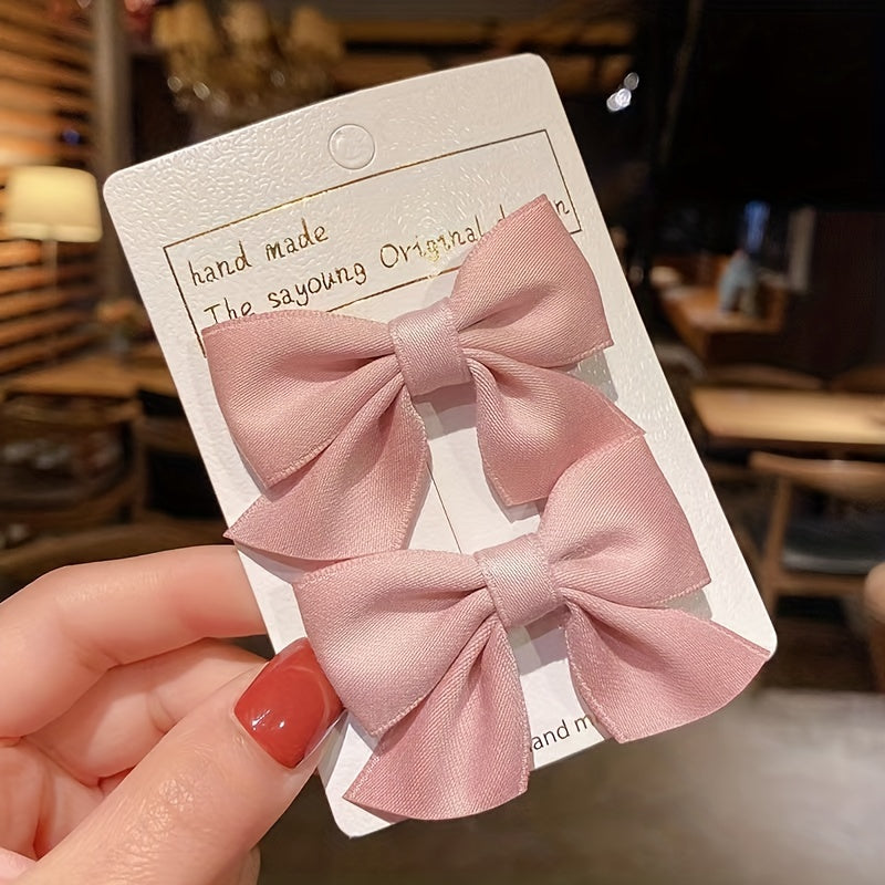 Baby Girls Bowknot Hair Clips Princess Hair Accessories