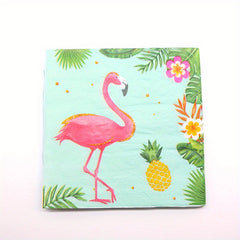 Flamingo Party Supplies Set Tropical Decorations For Birthday Favors