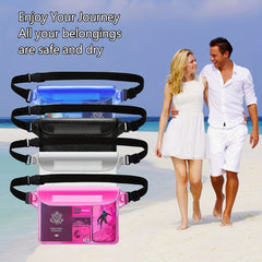 Waterproof Waist Pouch with Waist Strap for Outdoor Activities