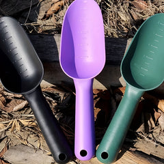 Ergonomic Handle Garden Tools Set - Shovel, Rake, Trowel, Spade - Scale Mark