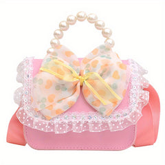 Mini Crossbody Bag Lace Handbag for Girls