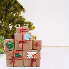 10 Pack Christmas Decorative Gift Stickers Self-adhesive Labels