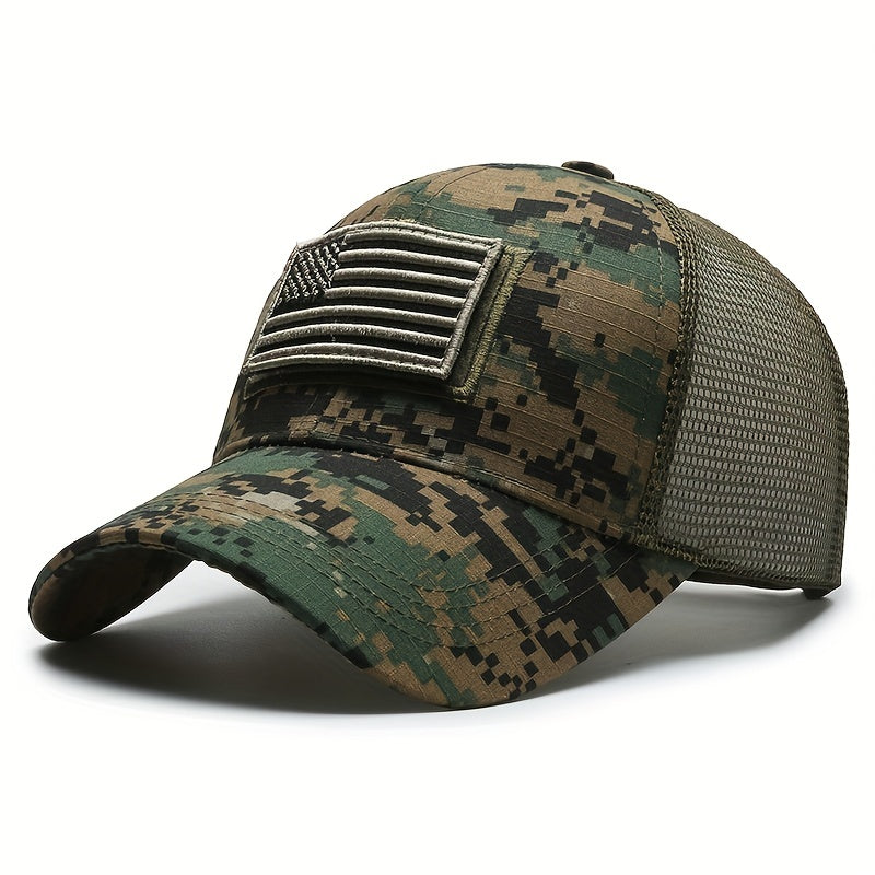 Unisex Camouflage Embroidered Baseball Cap Sunshade
