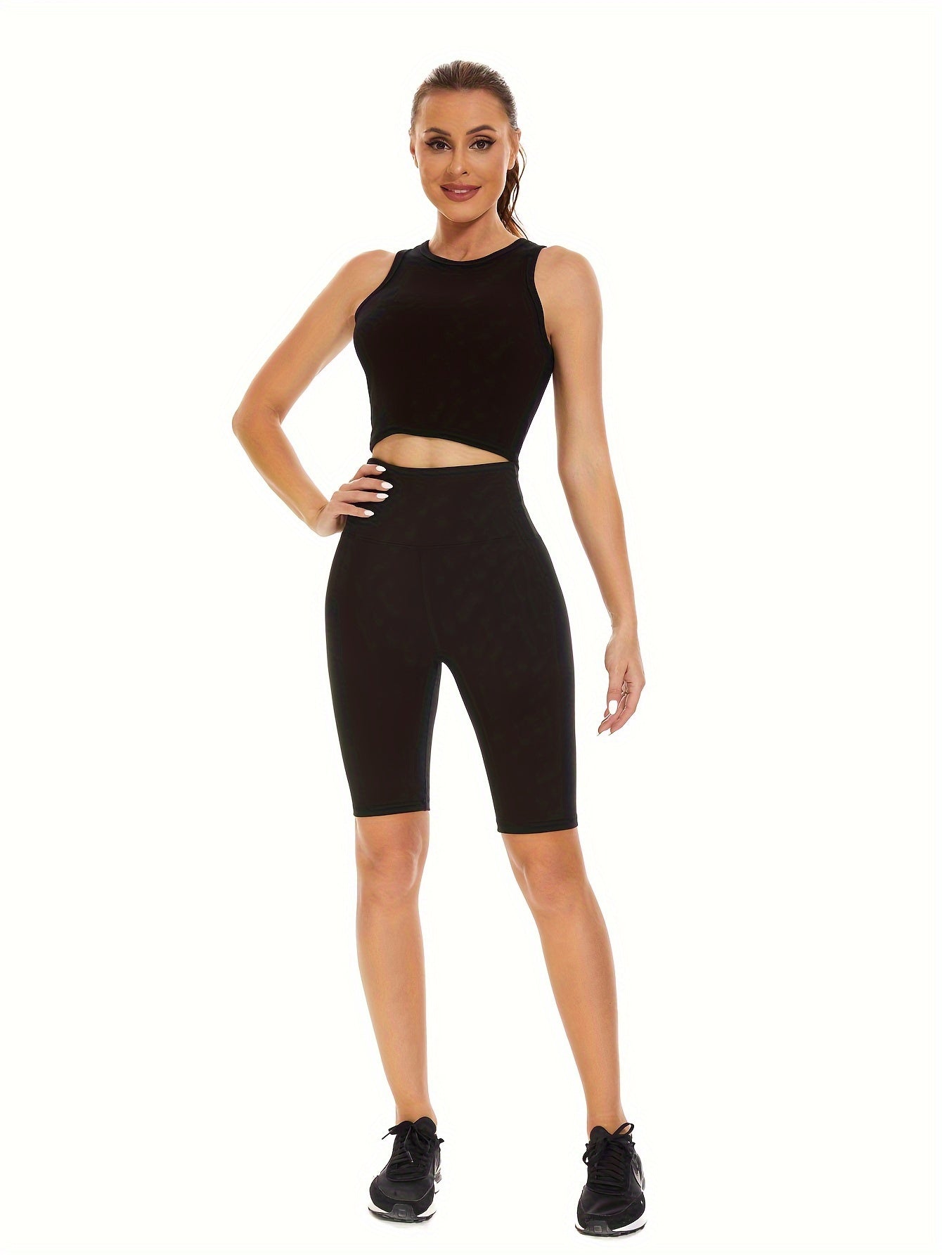High Stretch Yoga Shorts for Women Fitness Running Biker Shorts