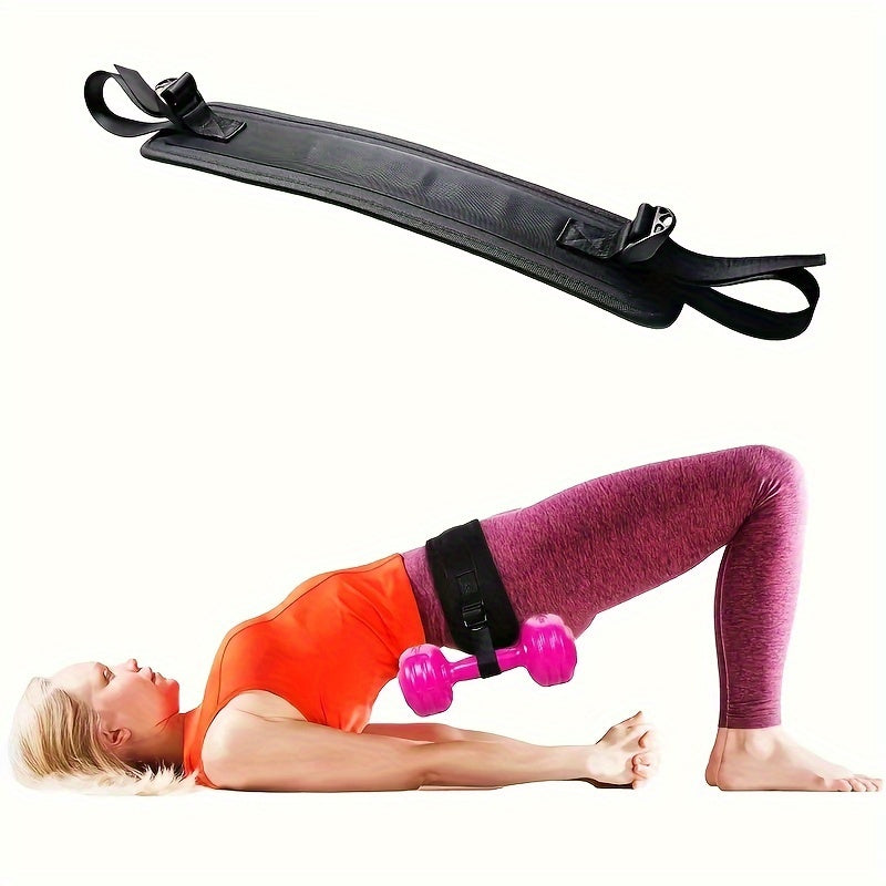 Hip Thrusting Belt Waist Weighted Training Belt Adjustable for Dumbbell Lifting