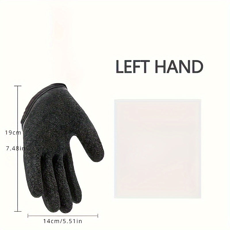 Professional Anti-slip Fishing Gloves Waterproof Fisherman Catch Fish Gloves