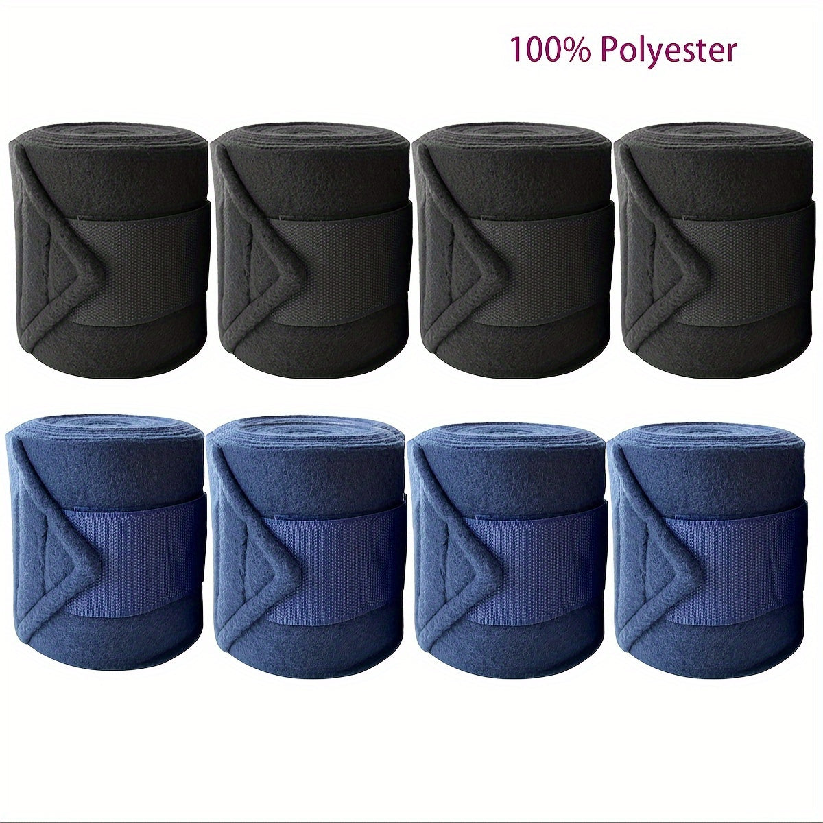 4pcs Horse Leg Warmers Leg Protectors for Tied Straps