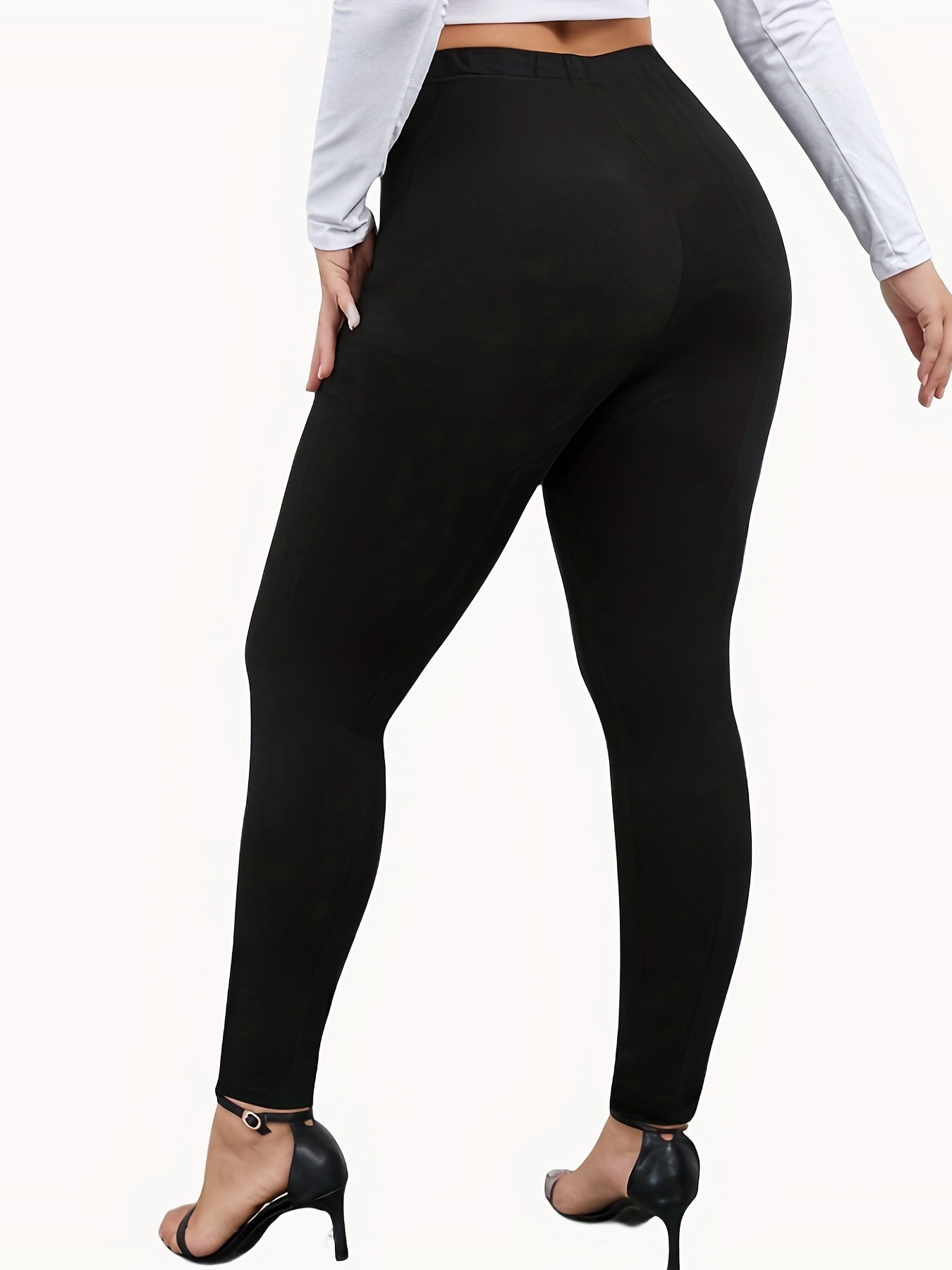 Heart Print Yoga Pants Medium Stretch Leggings