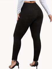 Heart Print Yoga Pants Medium Stretch Leggings