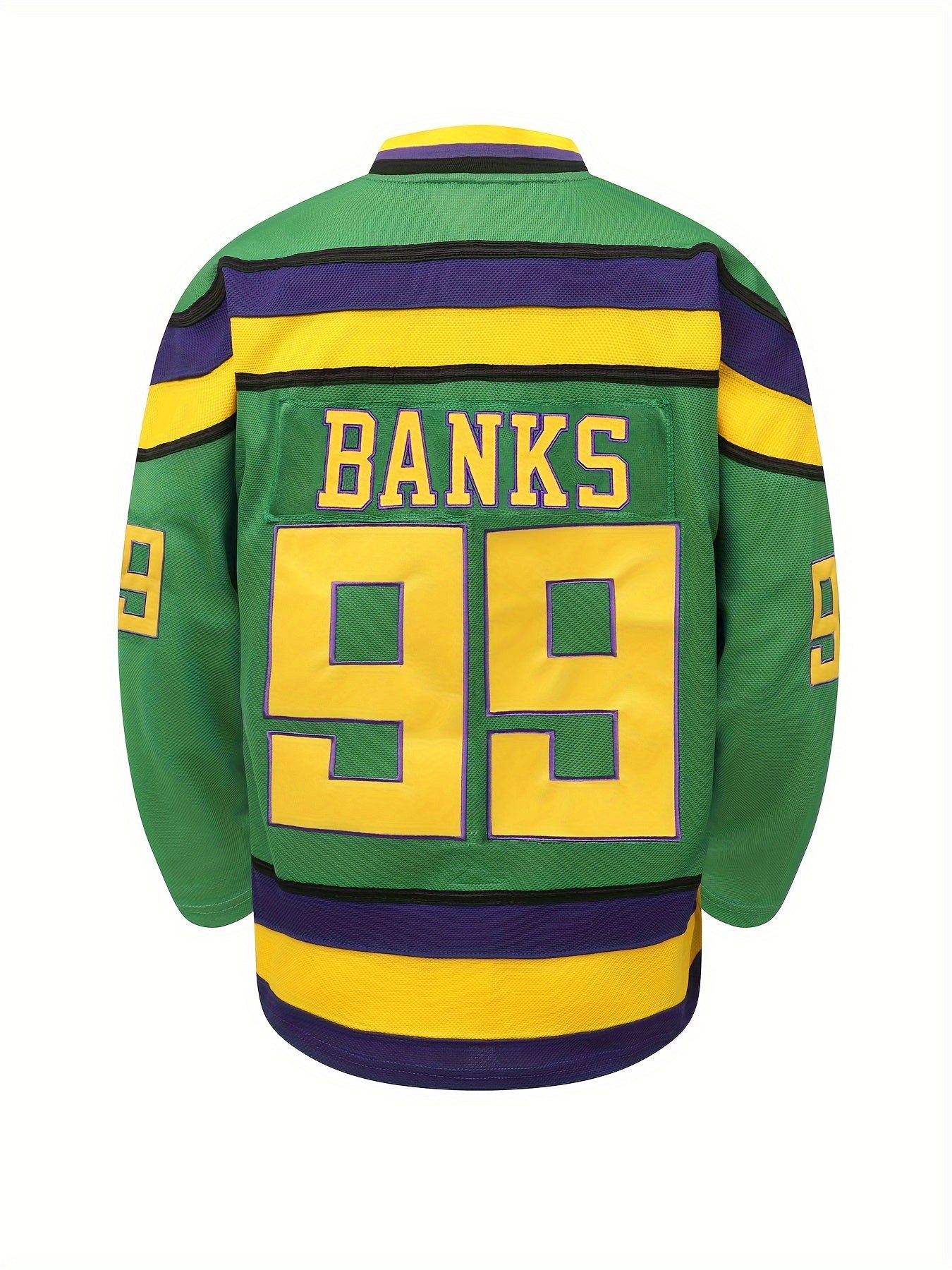 Men's Long Sleeve Ice Hockey Jersey 99 Retro Classic Embroidery Stitched Hockey