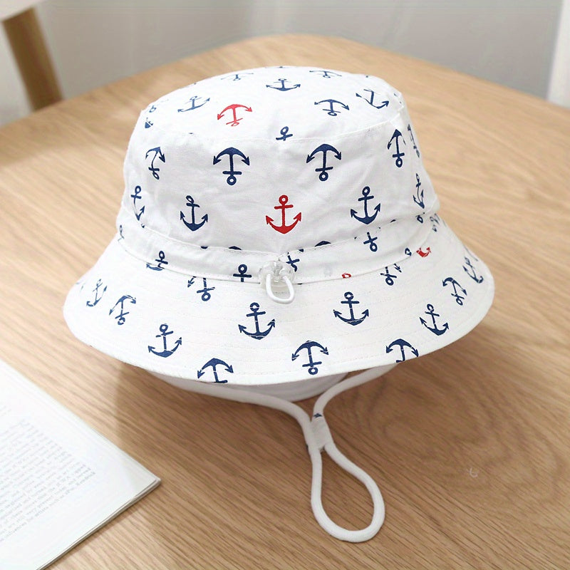 Kids Cartoon Fisherman Hat Breathable Outdoor Hats Boys Girls