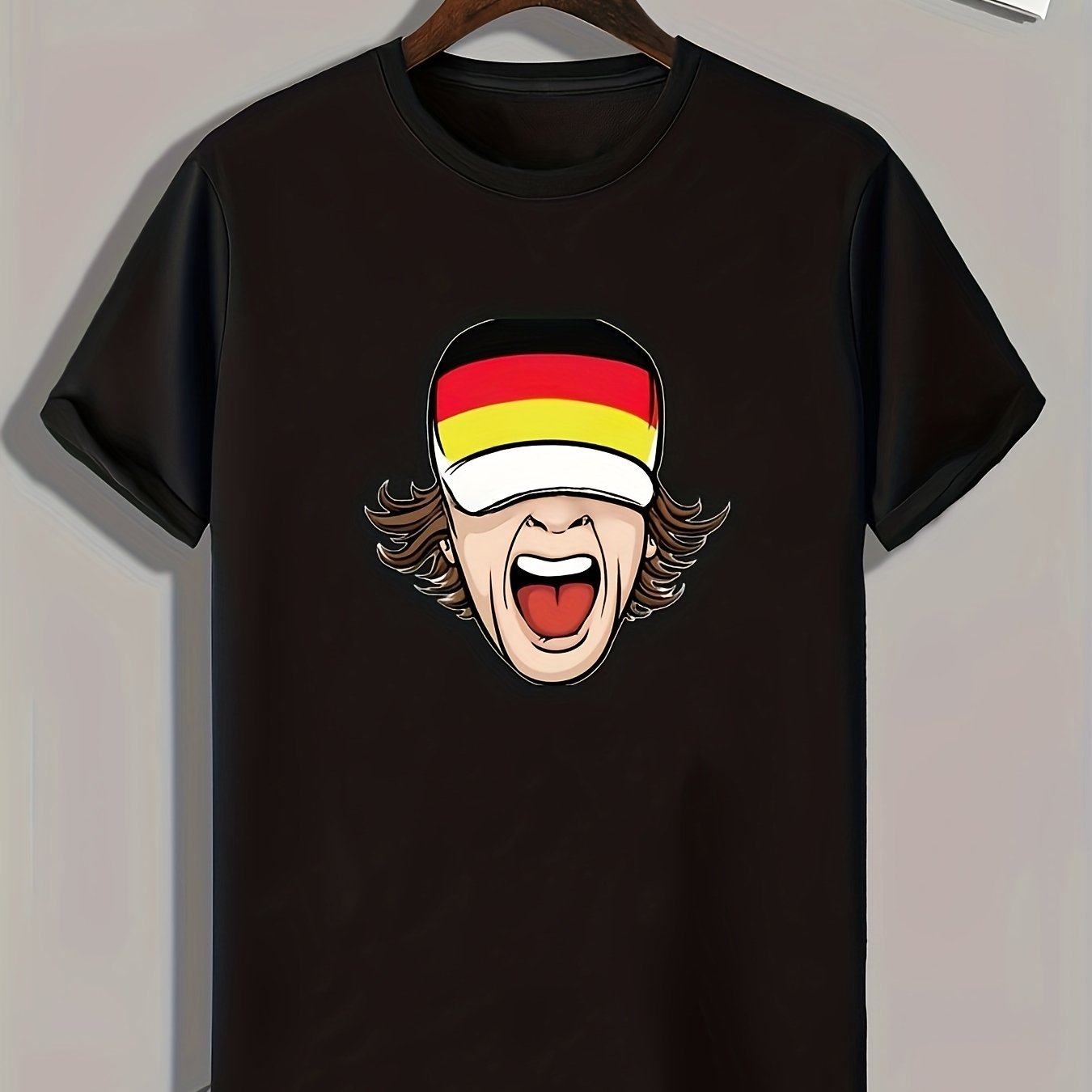 Germany Pattern Print Men's Sports T-shirt