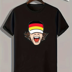 Germany Pattern Print Men's Sports T-shirt