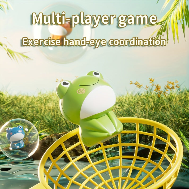 Kids' Bouncing Frog Game Catapult Toy with Sound & Light