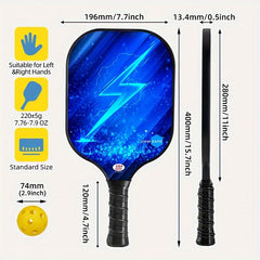 Lightweight Fiberglass Pickleball Paddles Set with Polypropylene Core