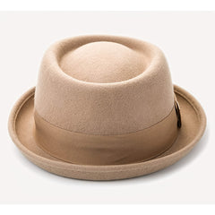 Classic Wool Fedoras Jazz Hat Winter Autumn Cap Hat For Men Women