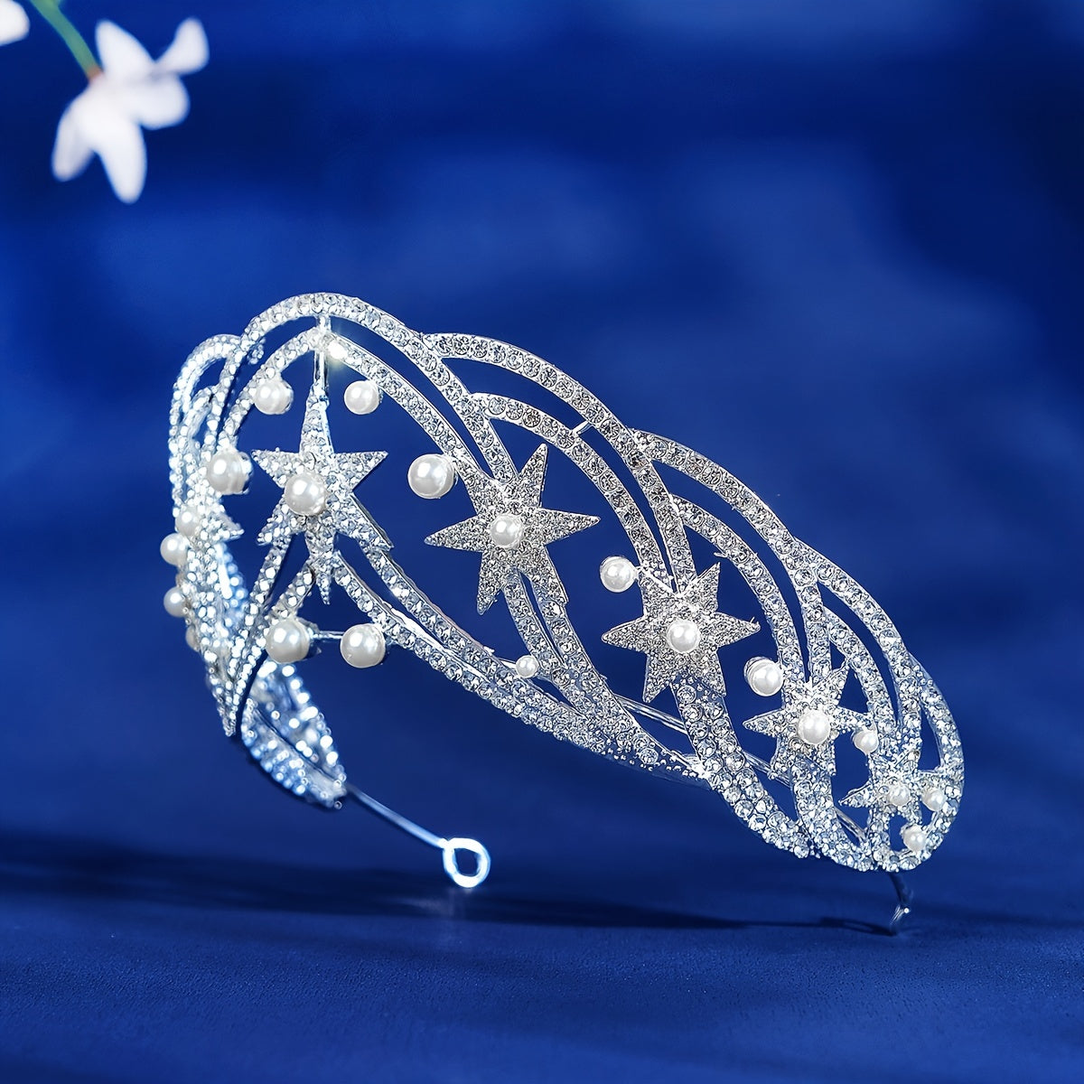 Baroque Crystal Bridal Tiaras Crown Zircon Bridal Crown For Weddings