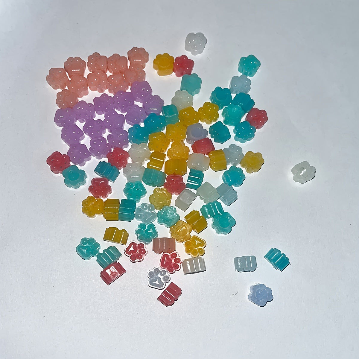 Fire Paint Seal Jelly Mixed Cat Paw Wax Pellets Pack (100 Pellets)