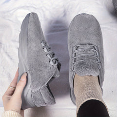 Plush Lined Fuzzy Soft Comfortable Running Shoes