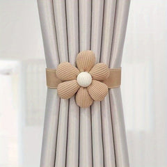 1pc Flower Curtain Tieback Without Punching