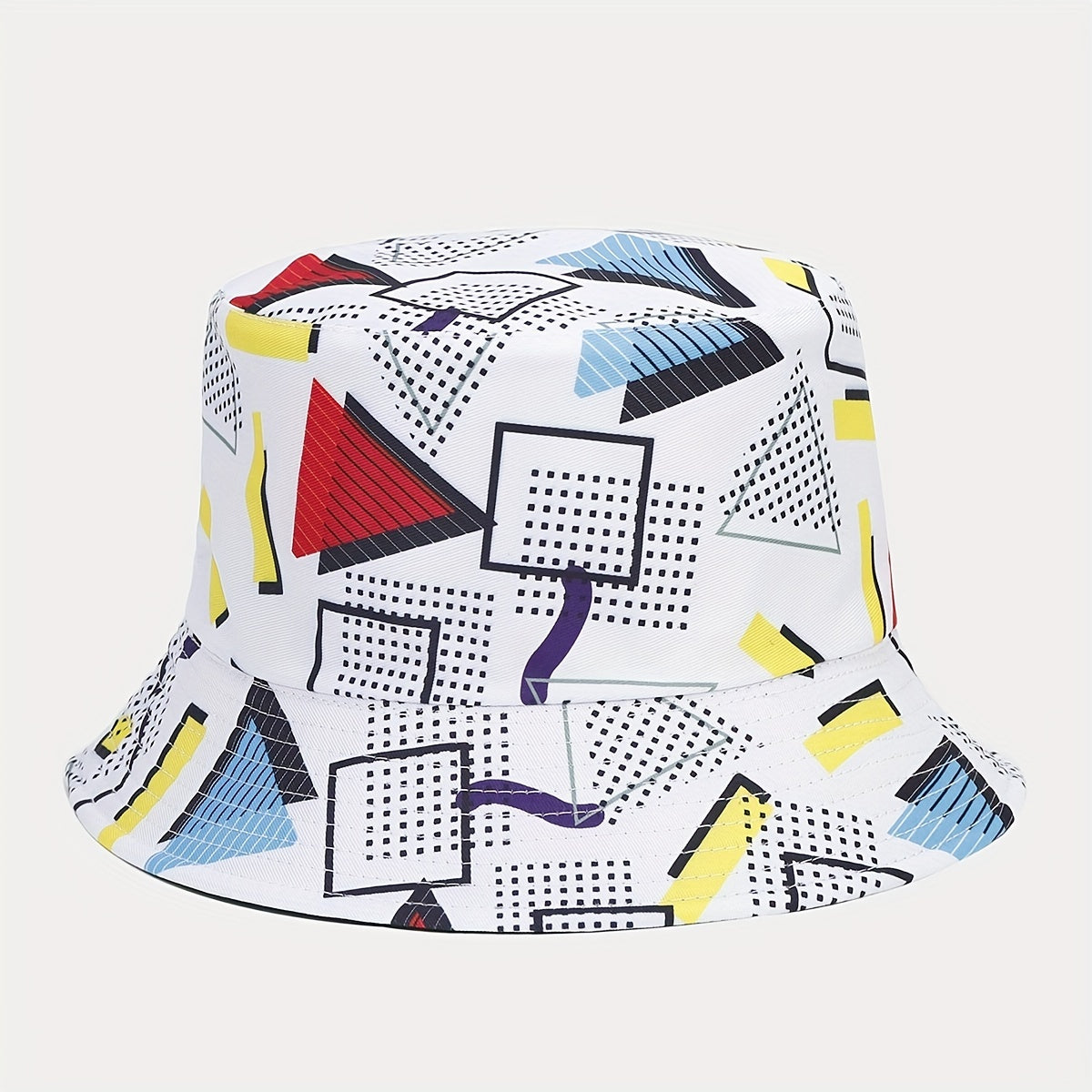 3D Print Double-sided Bucket Hat Summer Beach Sunshade Hat