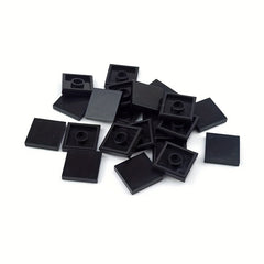 30pcs Building Blocks Set Flat Tiles Durable ABS Material Young Builders
