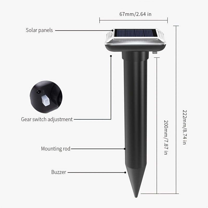 Solar Powered Ultrasonic Pest Repellent