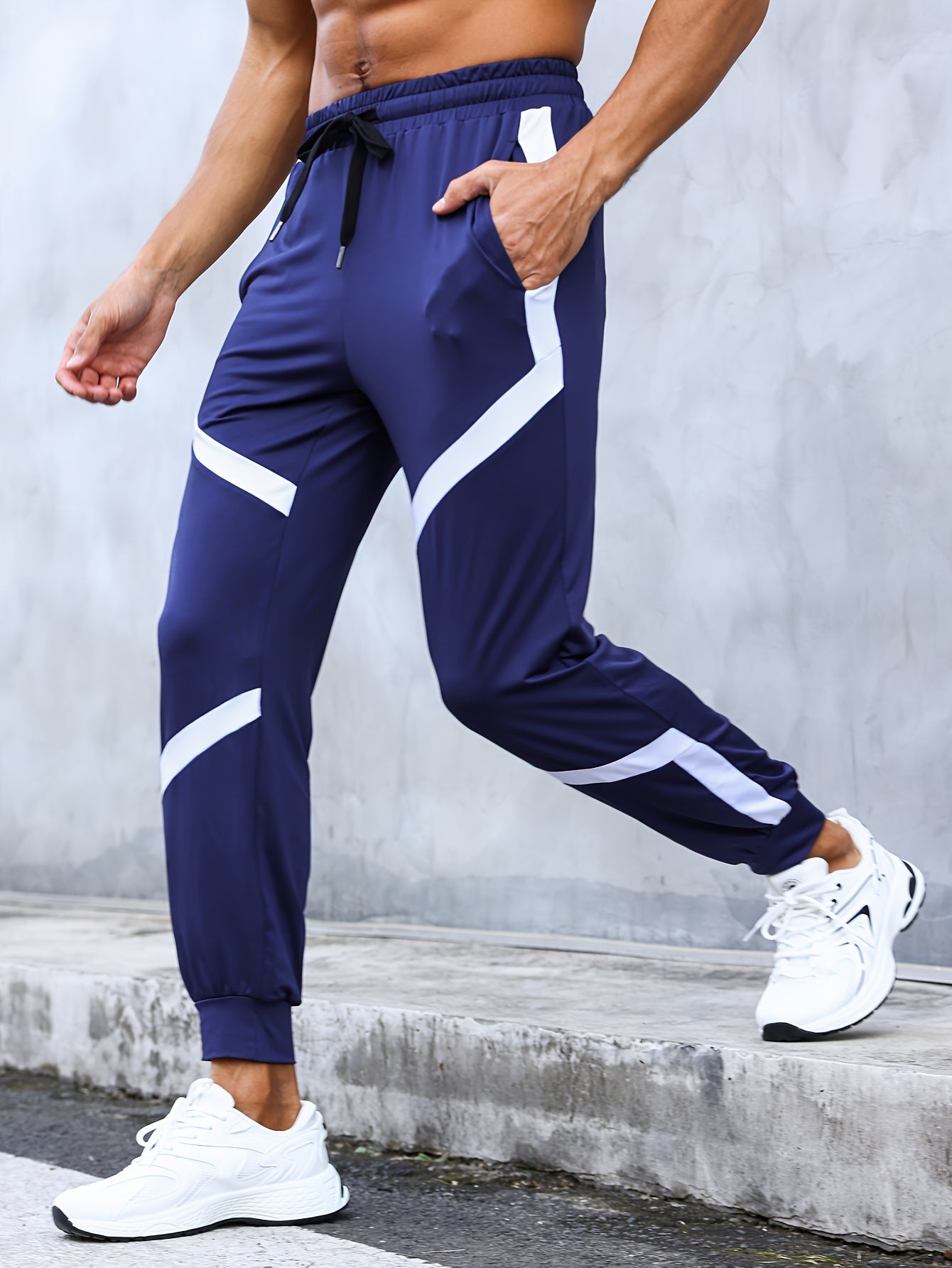 Men's Drawstring Sports Pants Casual Joggers For Fitness