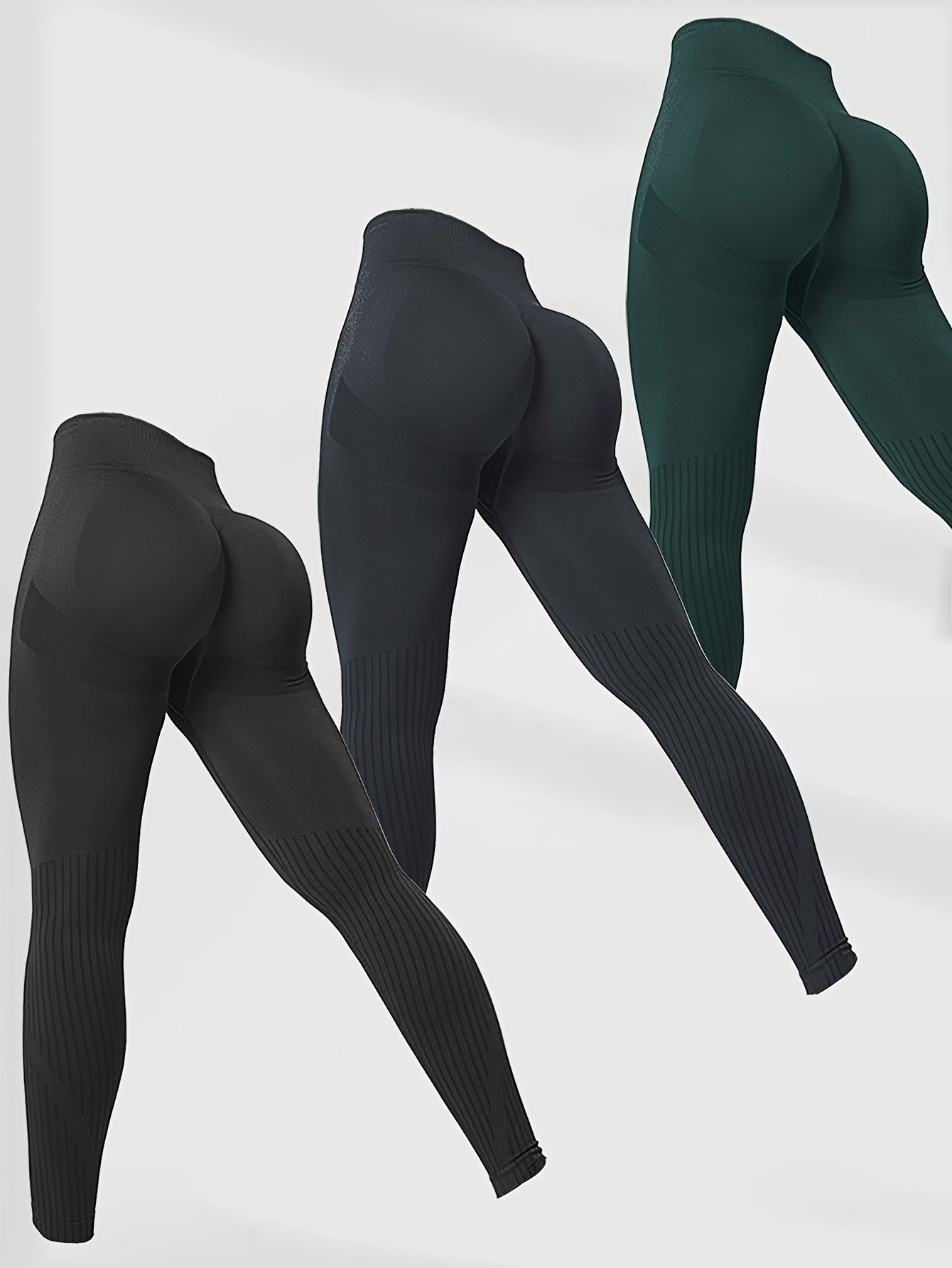 Solid Breathable Yoga Pants High Elastic Leggings Women's Activewear