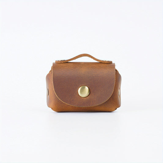 1pc Small Wallet PU Leather Coin Storage Bag Pocket Mini Money Bag