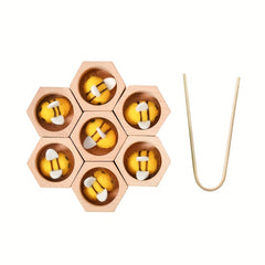 Wooden Beehive Toy Safe Beech Wood & Bamboo Construction