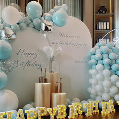 60pcs Macaron Mint Green Balloons for Party Decorations