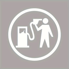 Funny Fuel Tank Cover Sticker Car Fuel Filler Cover Decoration