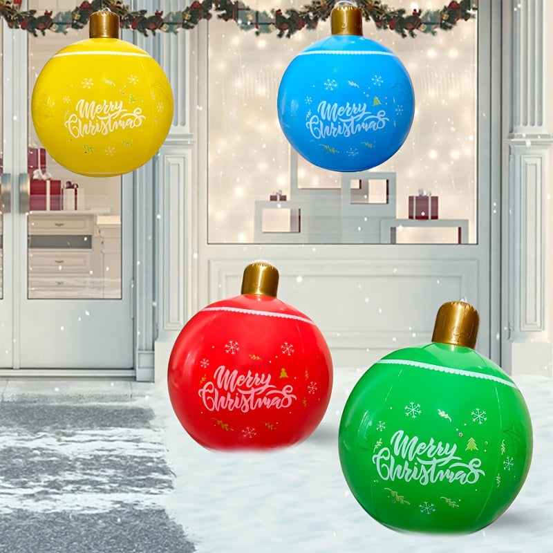 Inflatable Christmas Ball Home Decor Light