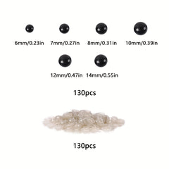 300 Pcs Safety Eyes for Amigurumi Crochet Teddy Bears Dolls Plush Animals