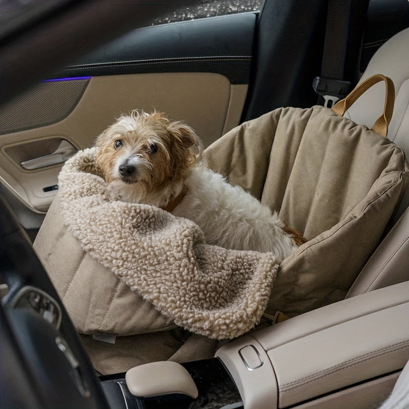 Winter Warm Pet Car Bag Portable Dog Bag With Safety Buckle